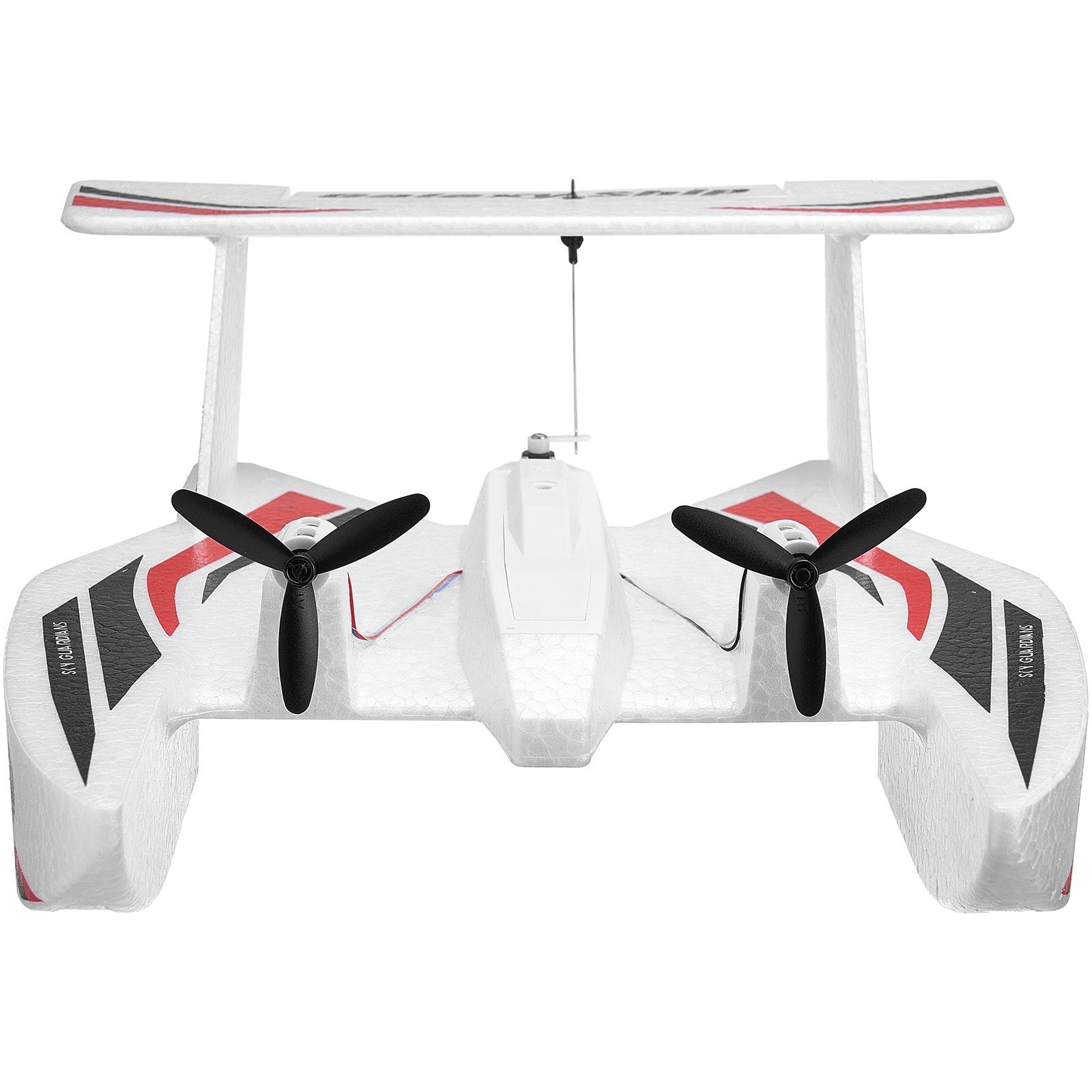 RC Plane, 2.4GHZ 3 Channel Remote Control Airplane with 6-Axis Gyro Stabilizer, Ready to Fly Amphibious Aircraft Plane Toy with 2 Batteries, Easy to Fly RC Glider for Adults Kids Beginners Boys