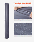 Basketball Pole Pad, 71 inch Tall and 1.2 inch Thick Heavy Duty Wrap Around Pole Padding, Fits 2-6.3 Round & 4.5x4.5 inch Square Pole, All-weather Waterproof Protective Pad for Basement Garage