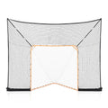 Hockey and Lacrosse Goal Backstop, 12x9 ft Lacrosse Net with Extended Coverage, Quick Easy Setup Complete Accessories Training Net, Backyard Lacrosse Equipment, for Youth Adult (NET ONLY)