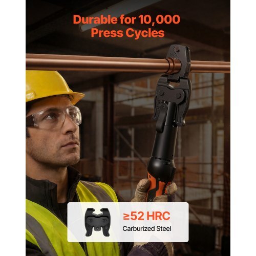 Press Actuator for 24KN Compact Series Press Tools, Works with 1/2", 3/4", 1" & 1-1/4" Press Rings - Compatible with ProPress Copper Pipes (Ring NOT Included)