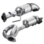 Catalytic Converter, 2 Pack, Compatible with 2012-2017 Jeep Wrangler 3.6L V6, Front, Replacement OE 641511, Stainless Steel Material High Flow Catalytic Converter, for Exhaust Gas Purification