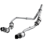 Catalytic Converter, 2 Pack, Compatible with 2007-2009 Jeep Wrangler 3.8L V6, Front, Right, Replacement OE 50482, Stainless Steel Material High Flow Converter, for Exhaust Gas Purification