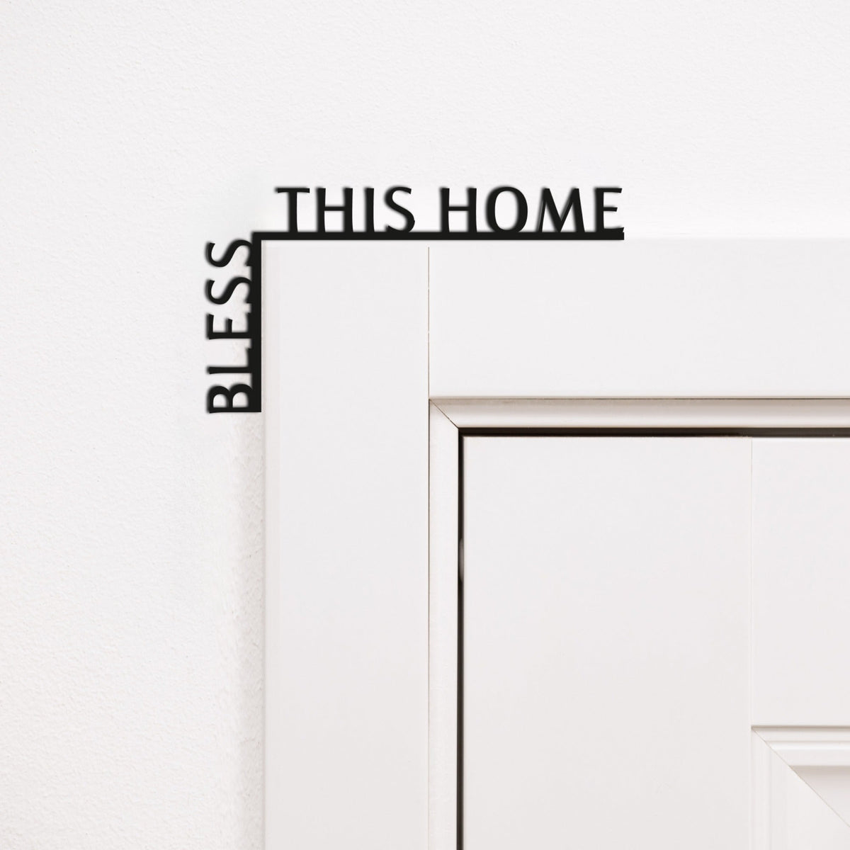 Wooden Corner Quote – Bless This Home