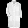 Professional White Lab Coat – Size Medium (5-Button Closure)