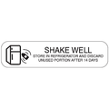 Storage & Handling Instructions: Refrigerate, Shake Well, 14-Day Limit