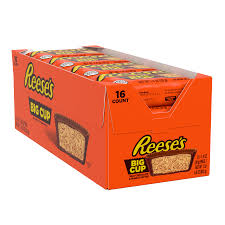 Reese's Big Cup Chocolate & Peanut Butter Bar – 16 x 1.4 oz Display Box