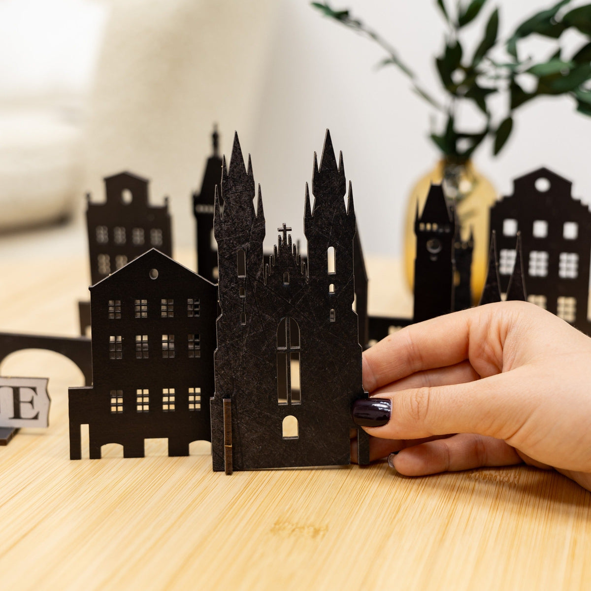 Wooden Travel Decor Memory City – Prague