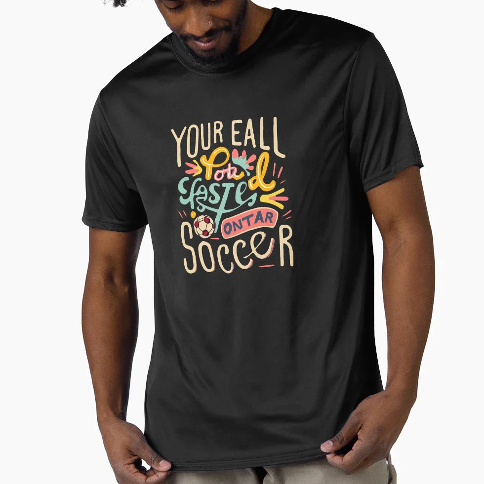 Soccer Football Ball T-Shirt - Aesthetic Graphic for Adults