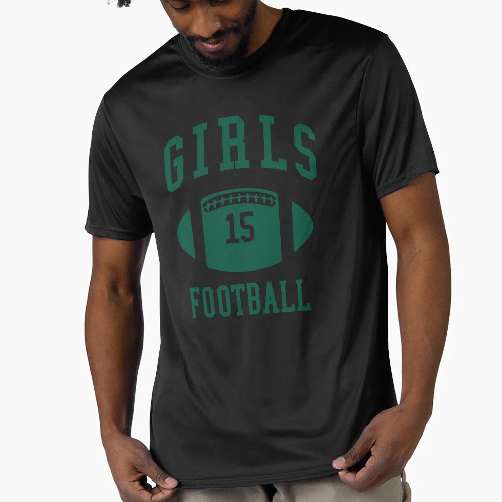 Football Rachel Green 15 Ball T-Shirt - Fun Novelty Design for Adults