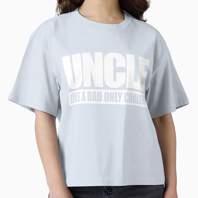 Uncle Like Dad Only Cooler T-Shirt - Graphic Print for Adults