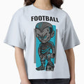 Football Player T-Shirt - Minimalist Print Unisex