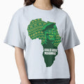Khallid Muhammad African T-Shirt - Minimalist Print for Adults