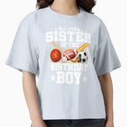 Proud Sister Birthday Basketball And T-Shirt - Graphic Print for Adults