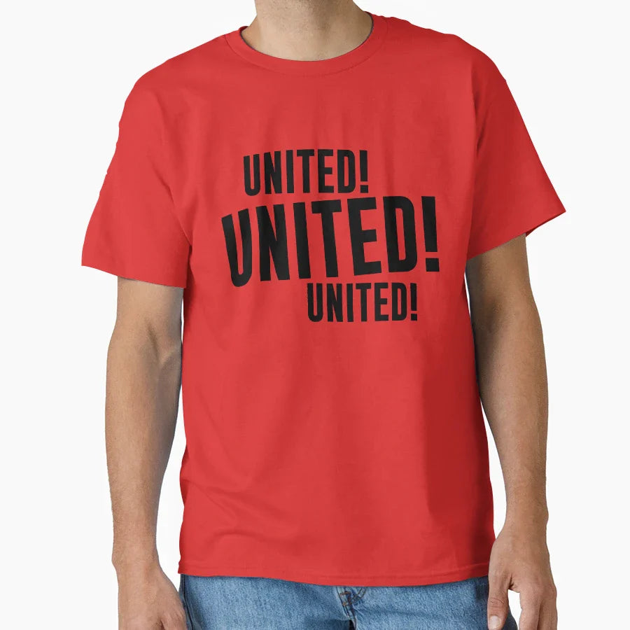 United United United Black T-Shirt - Fun Novelty Design for Adults