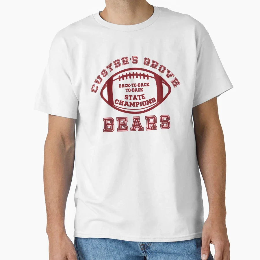 Custers Grove Red T-Shirt - Graphic Print Unisex