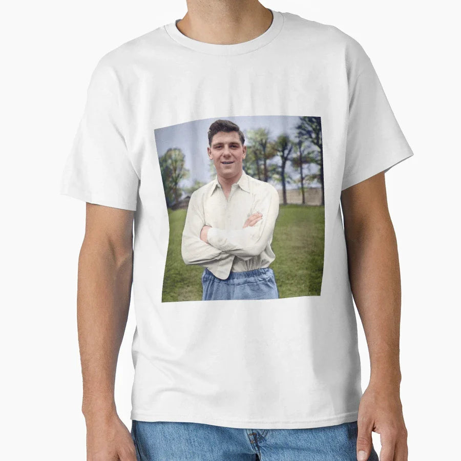 Busby Babe Duncan Edwards T-Shirt - Minimalist Print Unisex