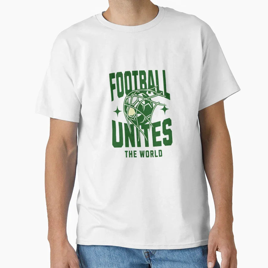 Football Unites World T-Shirt - Novelty Apparel Unisex