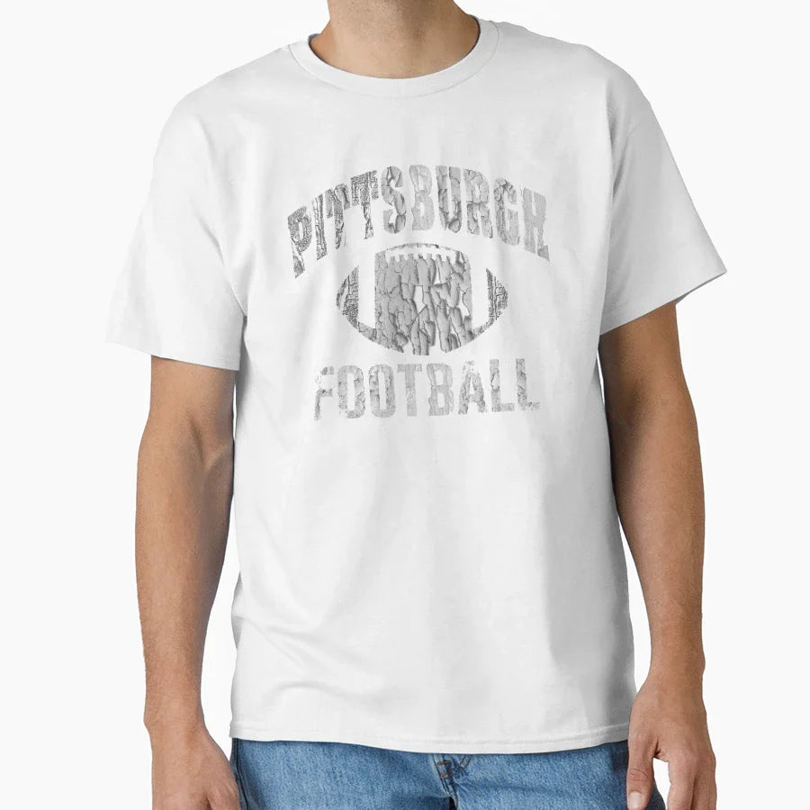 Pittsburgh Football T-Shirt - Custom Art Print Men Women