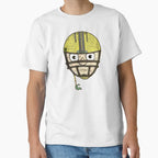 Football Head Sweating Cartoon T-Shirt - Trendy Graphic for Adults