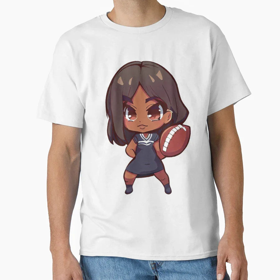 Chibi Football Anime T-Shirt - Streetwear Style Unisex