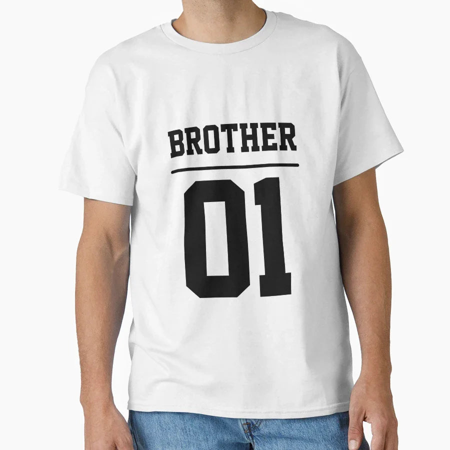 Brother 01 Best Big Brother Family T-Shirt - Novelty Apparel for Adults