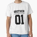 Brother 01 Best Big Brother Family T-Shirt - Novelty Apparel for Adults