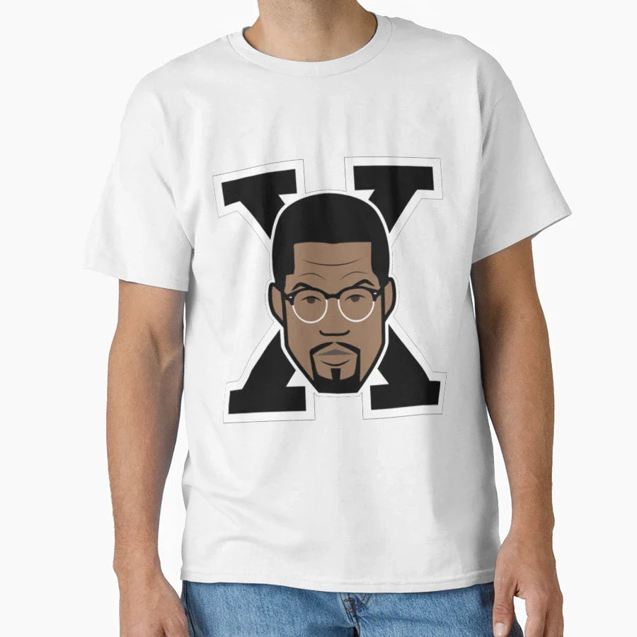 Black History Month Malcolm X T-Shirt - Custom Art Print Unisex