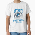 Detroit Football T-Shirt - Unique Graphic for Adults