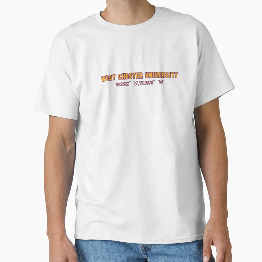 West Chester University Coordinates T-Shirt - Trendy Graphic Men Women