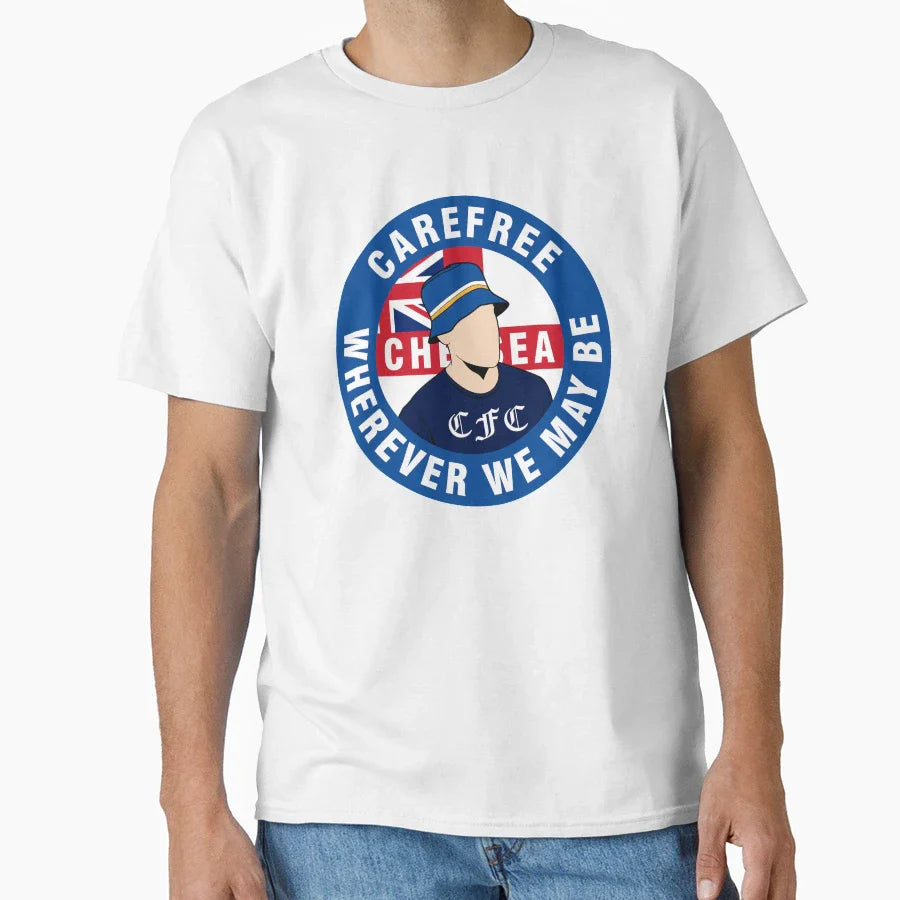 Chelsea Carefree Wherever We May Be T-Shirt - Minimalist Print Unisex