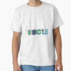 I Get My Good Looks From My Uncle T-Shirt - Trendy Graphic for Adults