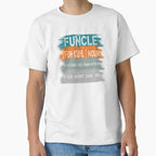Funcle Funny Uncle Definition Awesome T-Shirt - Graphic Print Men Women