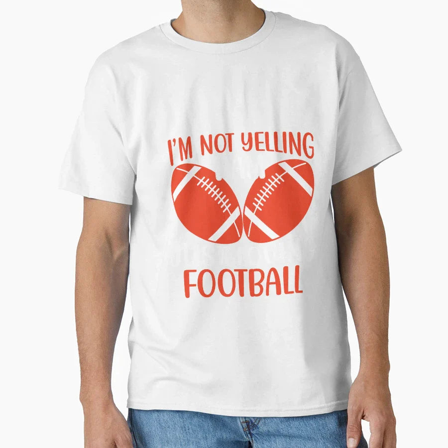 Football Lover American Football T-Shirt - Novelty Apparel for Adults