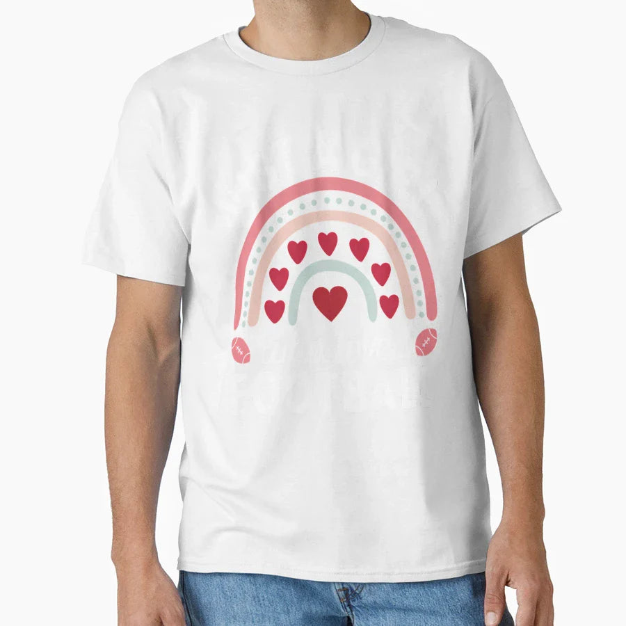 Just Who Loves Football T-Shirt - Unique Graphic Unisex