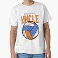 Volleyball Family Player Uncle T-Shirt - Unique Graphic Men Women
