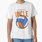 Volleyball Family Player Uncle T-Shirt - Unique Graphic Men Women