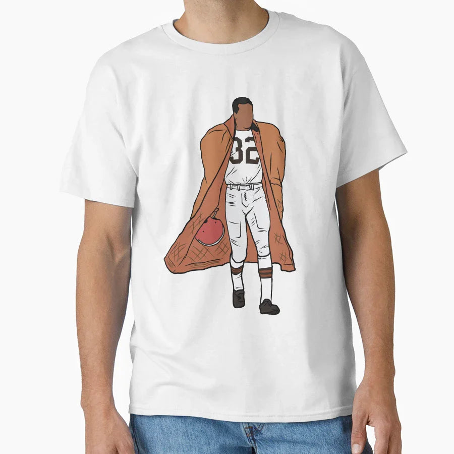Jim Brown Iconic Walk Off T-Shirt - Casual Everyday Wear Unisex