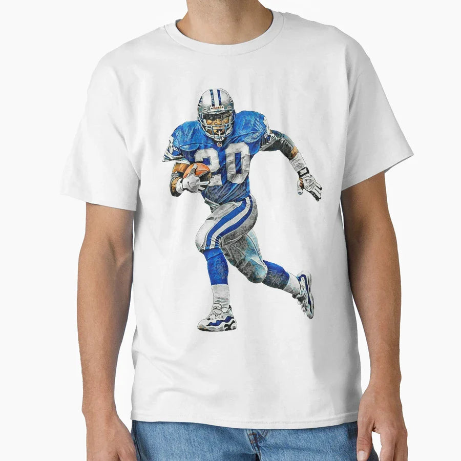 Running Back T-Shirt - Minimalist Print for Adults