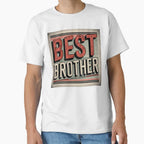 Gift Best Brother World T-Shirt - Graphic Print Unisex