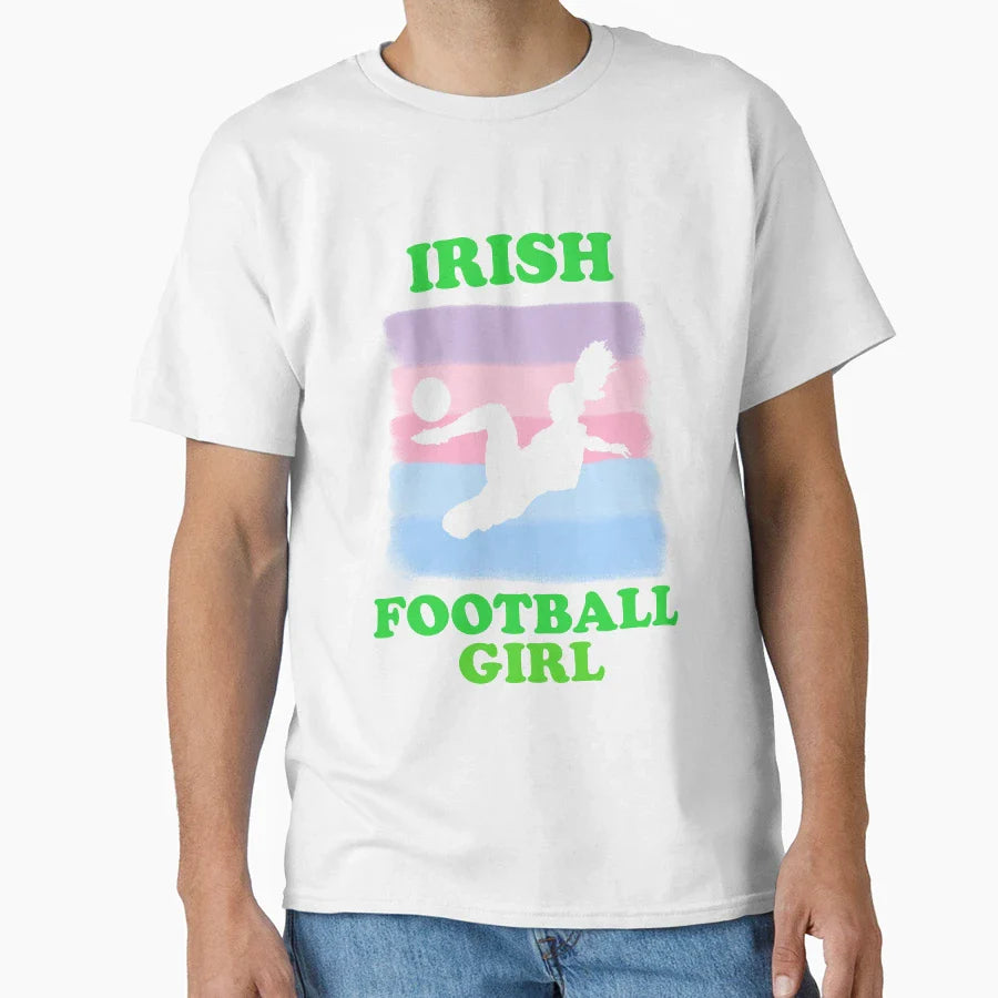 Irish Football T-Shirt - Minimalist Print Unisex