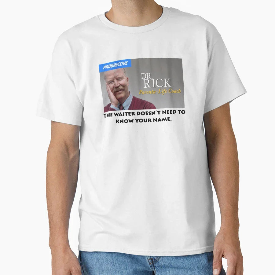 Dr Rick Progressive T-Shirt - Minimalist Print Unisex