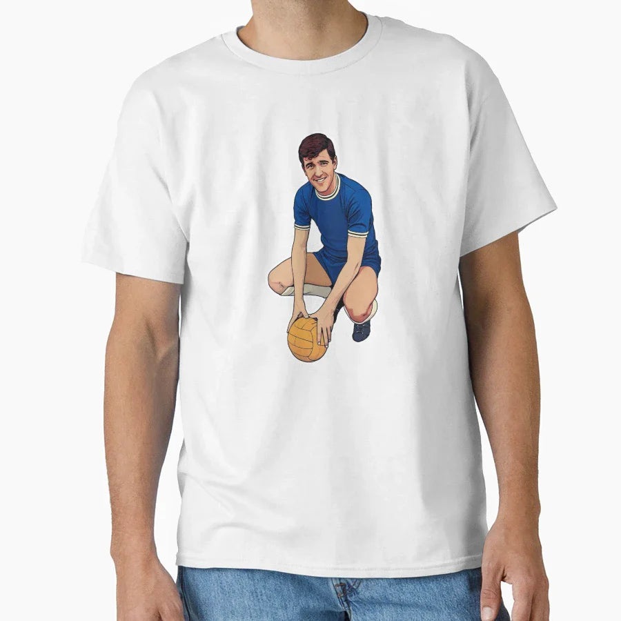 1960S Football Art T-Shirt - Minimalist Print Men Women
