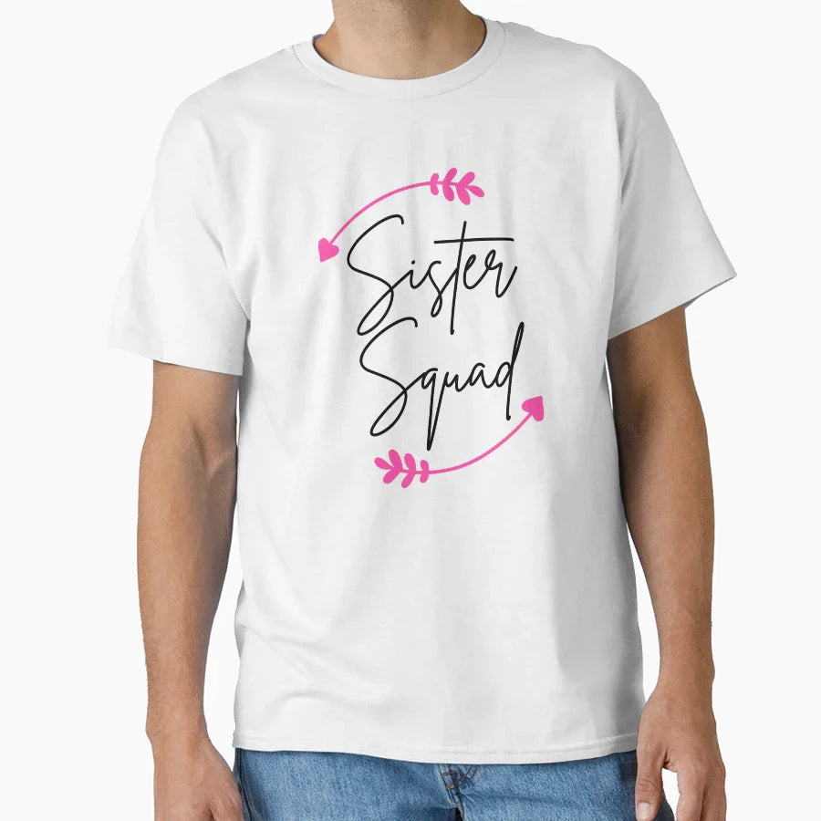 Sister Squad Kalbi T-Shirt - Trendy Graphic for Adults