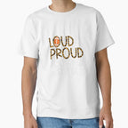 Leopard Proud American Football T-Shirt - Novelty Apparel for Adults