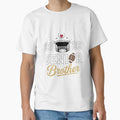 Senior Brother Graduation Football T-Shirt - Fun Novelty Design Men Women