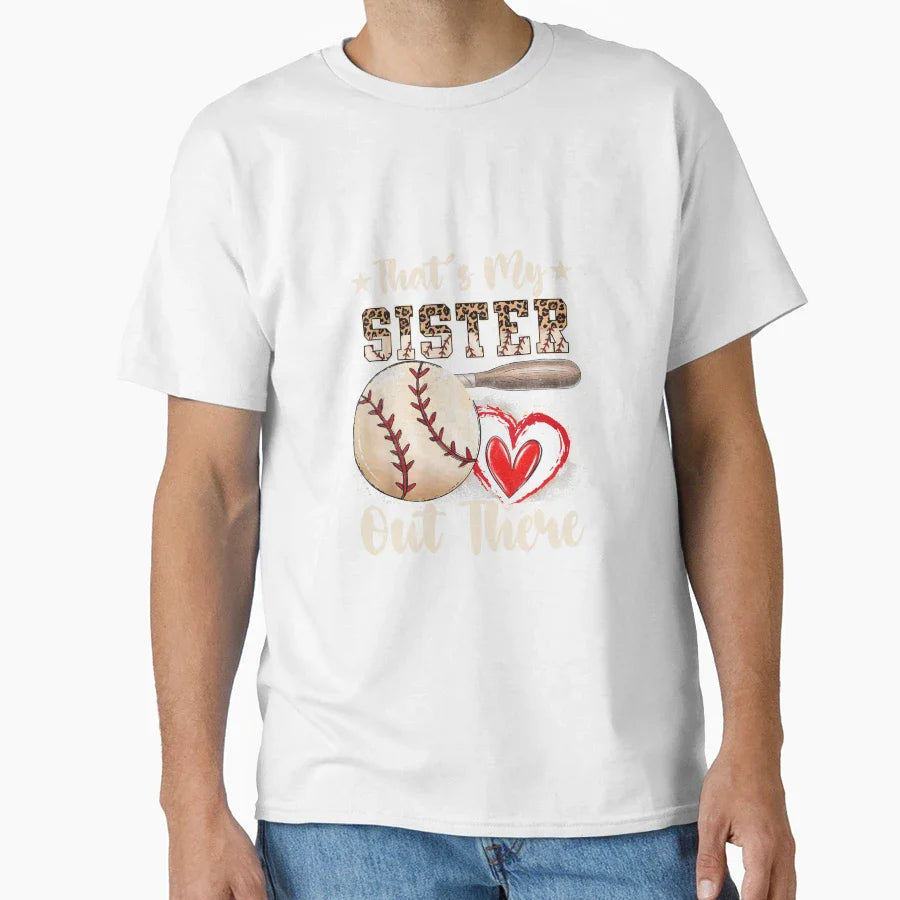Thats My Sister Baseball Aunt Auntie T-Shirt - Unique Graphic Men Women