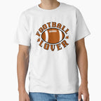 Football Lover Passion Football T-Shirt - Minimalist Print Men Women