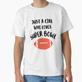 Just Who Loves Super Bowl T-Shirt - Minimalist Print Unisex