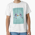 Football Players Celebrate Goal T-Shirt - Aesthetic Graphic Unisex