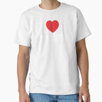 I Love My Sister Family Love Heart T-Shirt - Custom Art Print Men Women